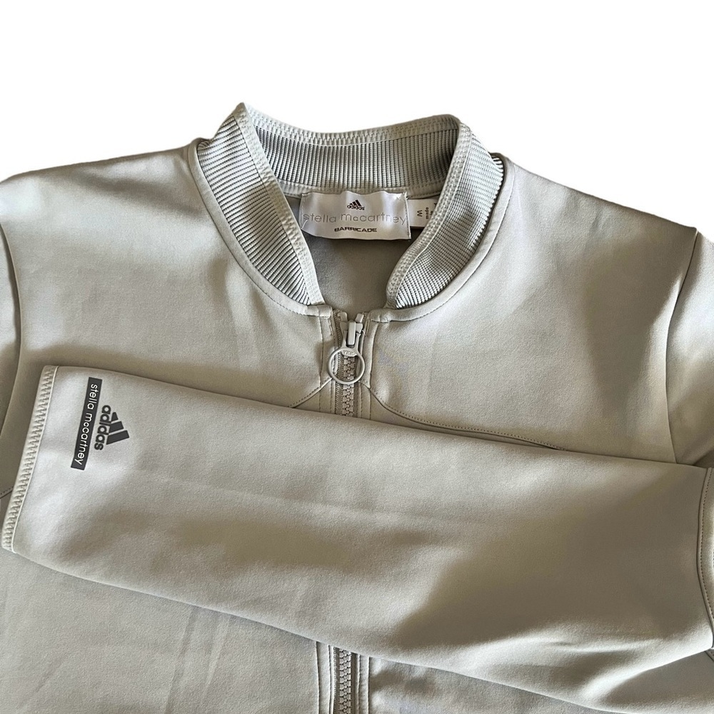 Adidas by Stella McCartney Light Gray Zip-Up Jacket